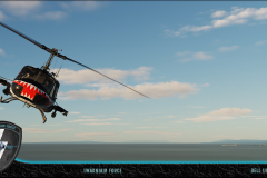 UH-1H Huey - in air