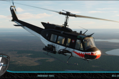 UH-1H Huey - Fly by