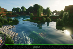 Minecraft: Fluss mit Shadern